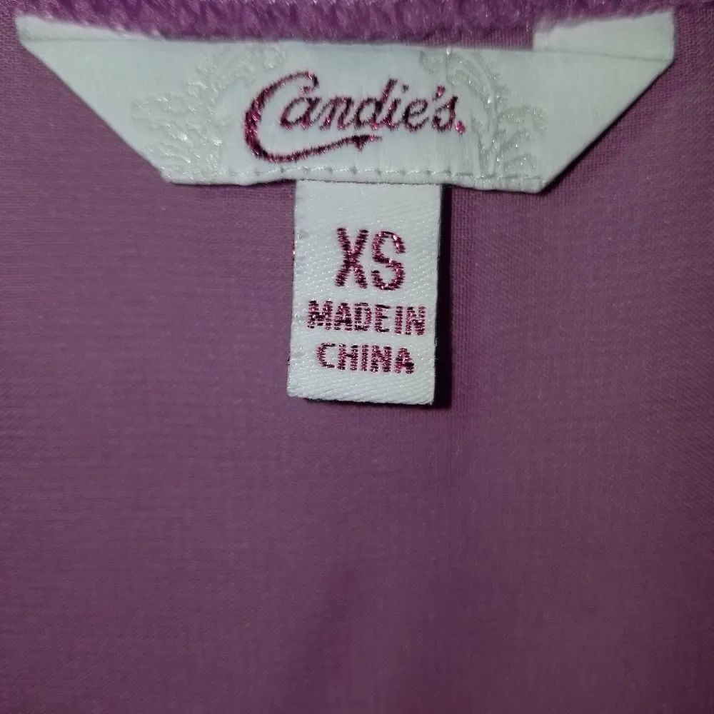BRAND NEW CANDIES TOP PURPLE - Picture 2 of 11